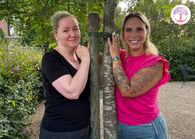 Sandy Meugens et Tiffany Muñoz-Oth
